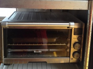 Toaster oven cooking food for IBS